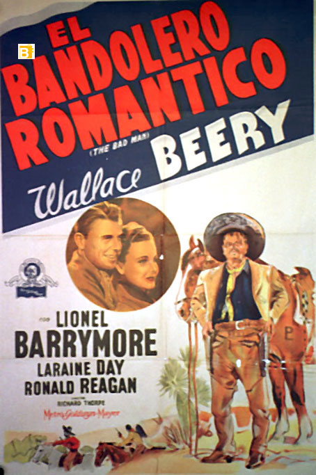 Bandolero Romantico El Movie Poster The Bad Man Movie Poster