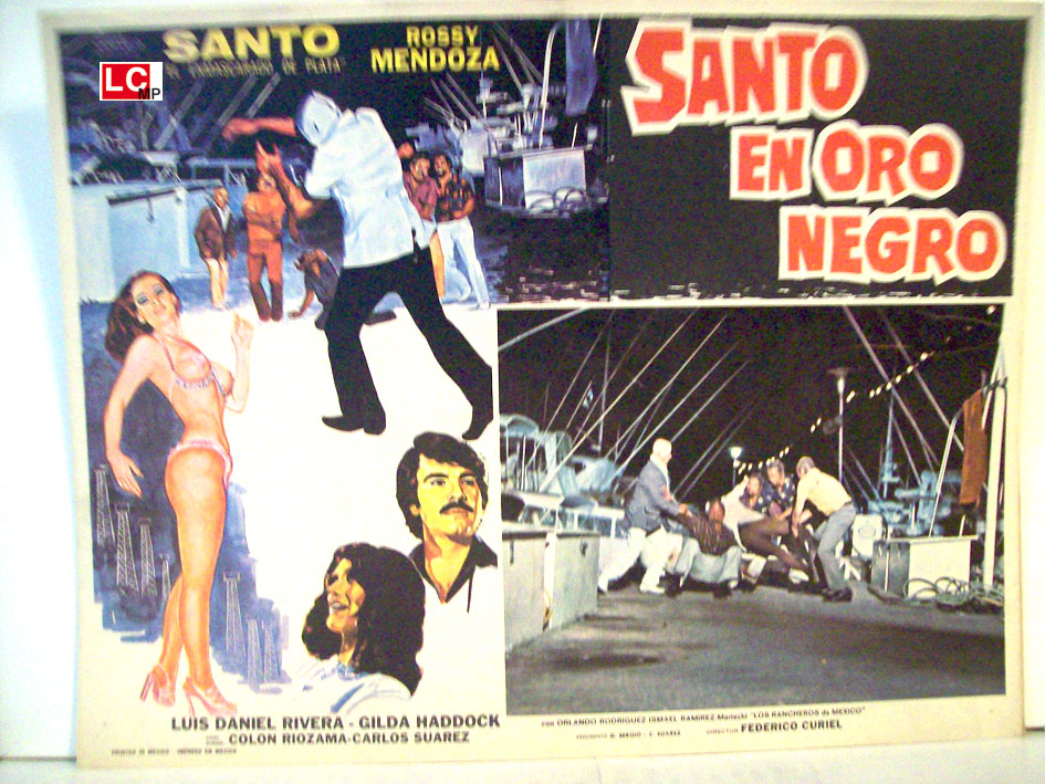 SANTO EN ORO NEGRO