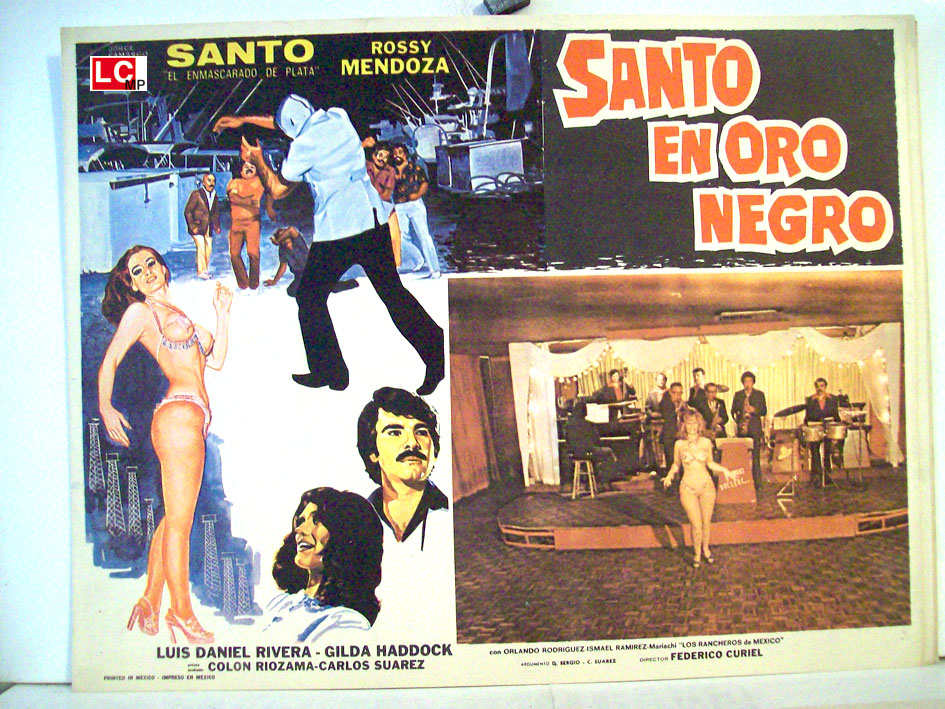 SANTO EN ORO NEGRO