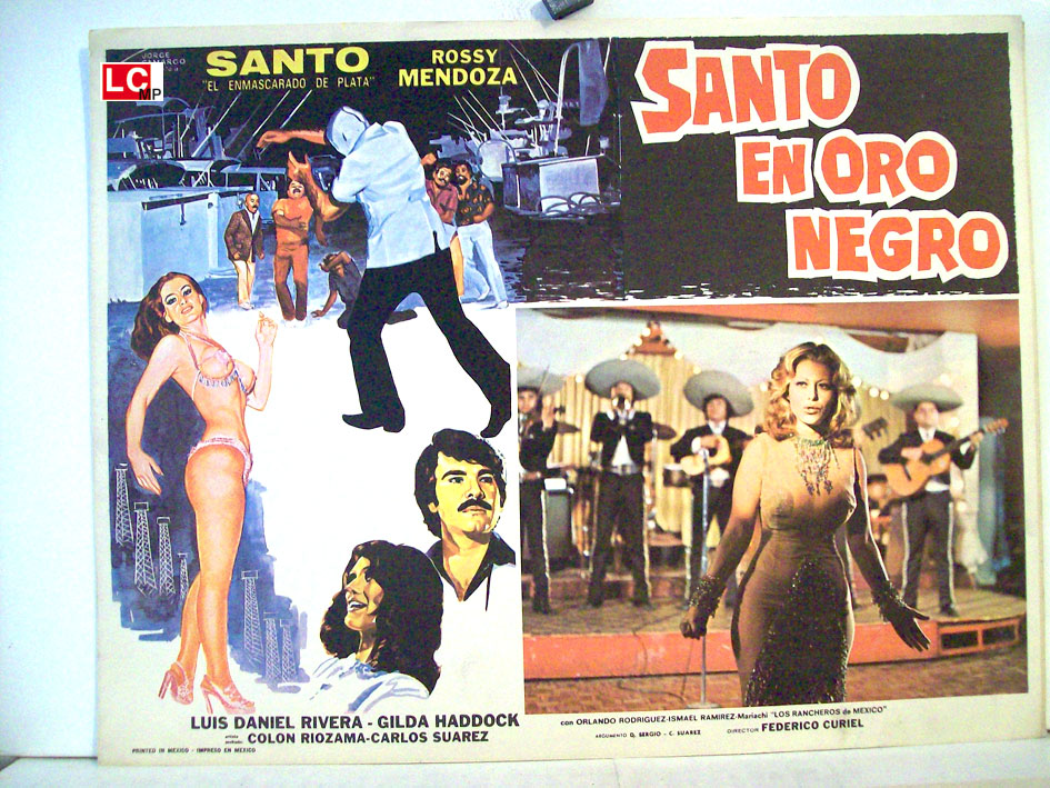 SANTO EN ORO NEGRO