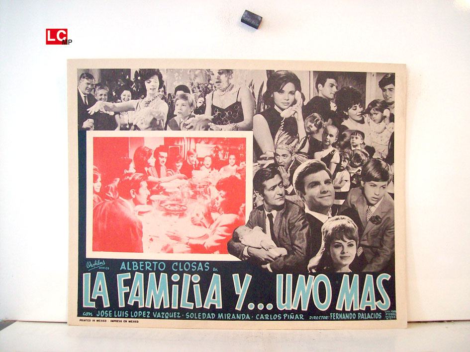 "LA FAMILIA Y UNO MAS" MOVIE POSTER - "LA FAMILIA Y UNO MAS" MOVIE POSTER