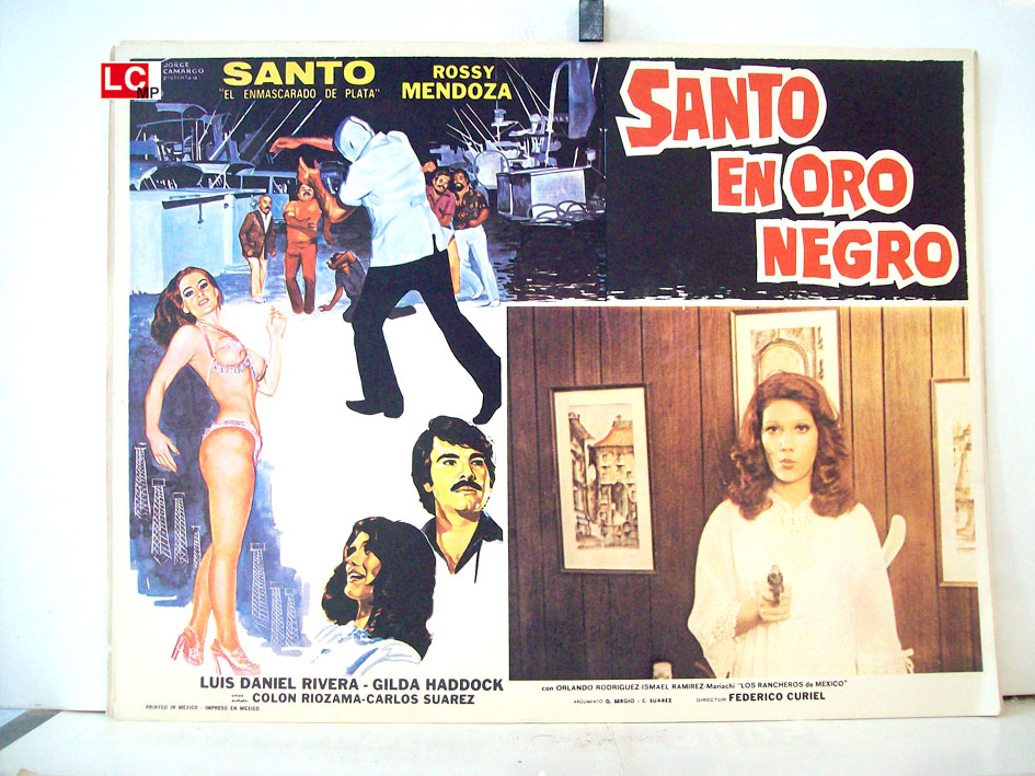 SANTO EN ORO NEGRO