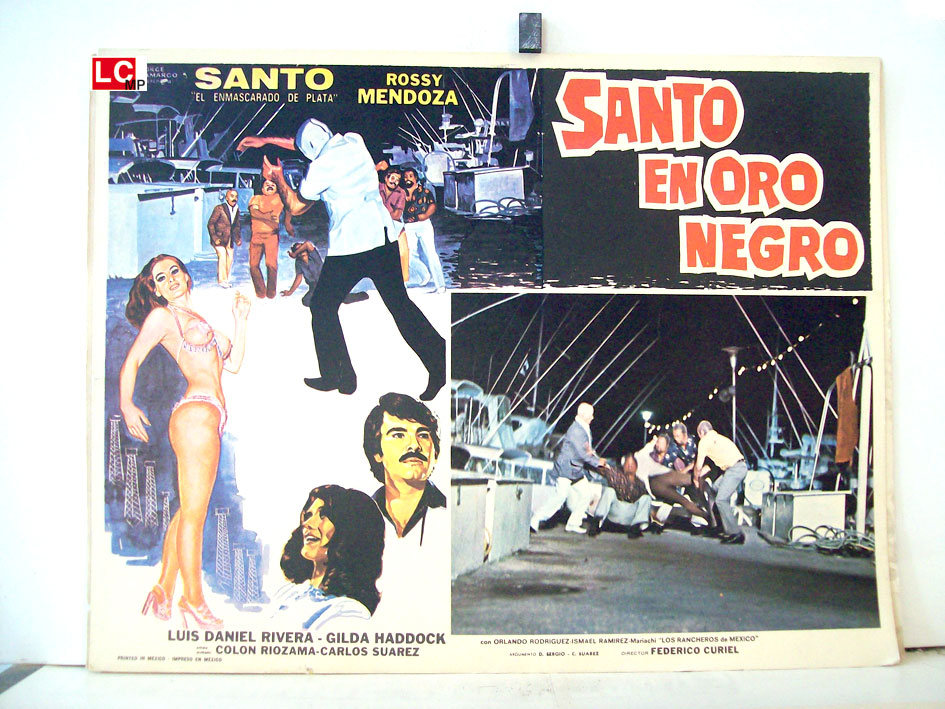 SANTO EN ORO NEGRO