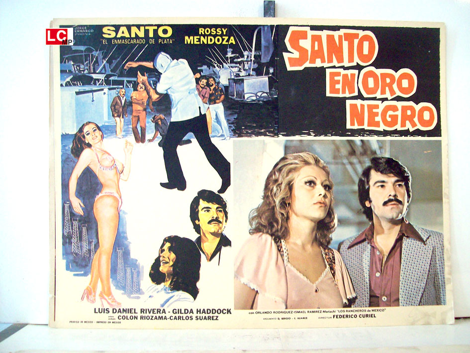 SANTO EN ORO NEGRO