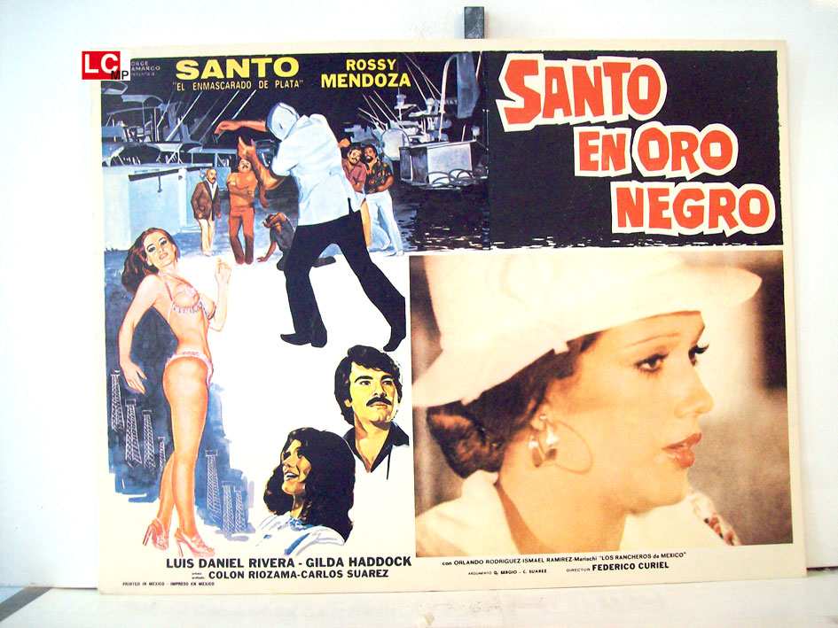 SANTO EN ORO NEGRO