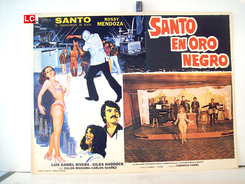 SANTO EN ORO NEGRO