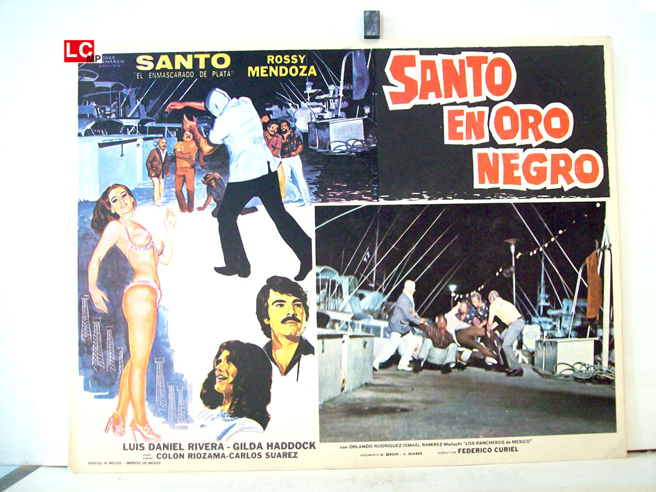 SANTO EN ORO NEGRO