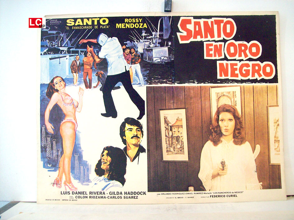 SANTO EN ORO NEGRO