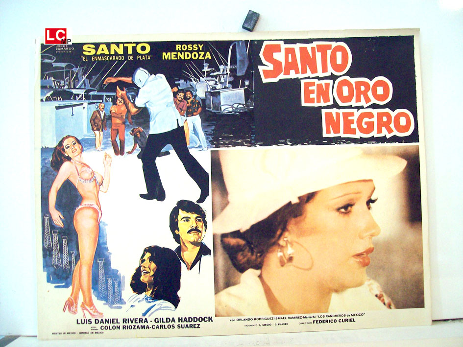 SANTO EN ORO NEGRO