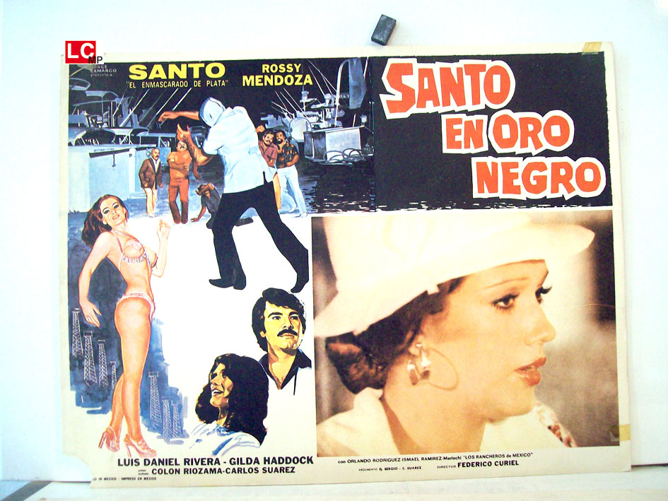 SANTO EN ORO NEGRO