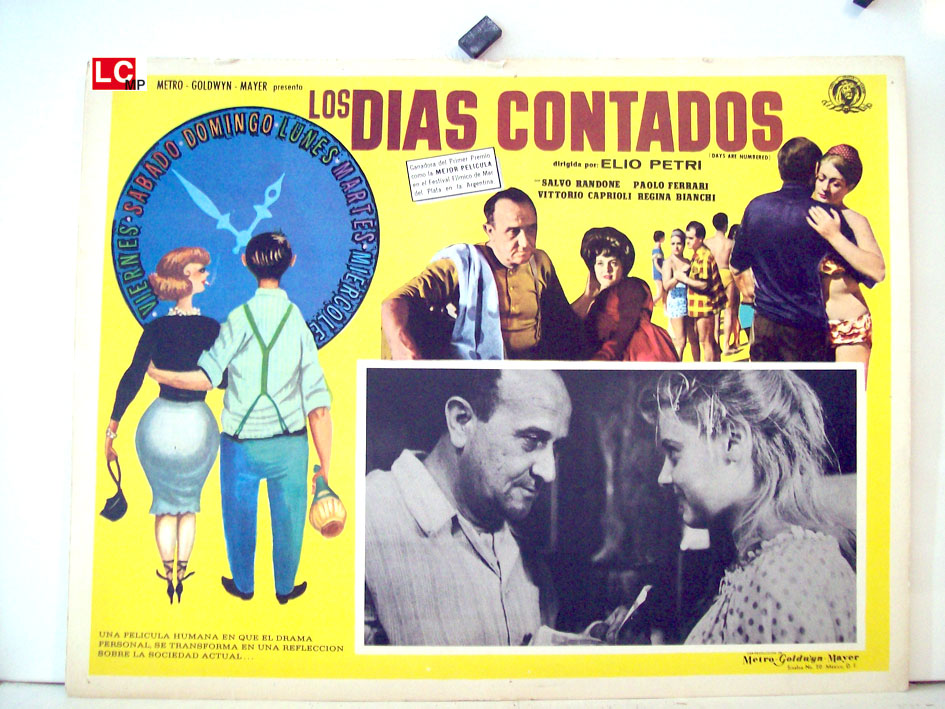 Los Dias Contados Movie Poster I Giorni Contati Movie Poster