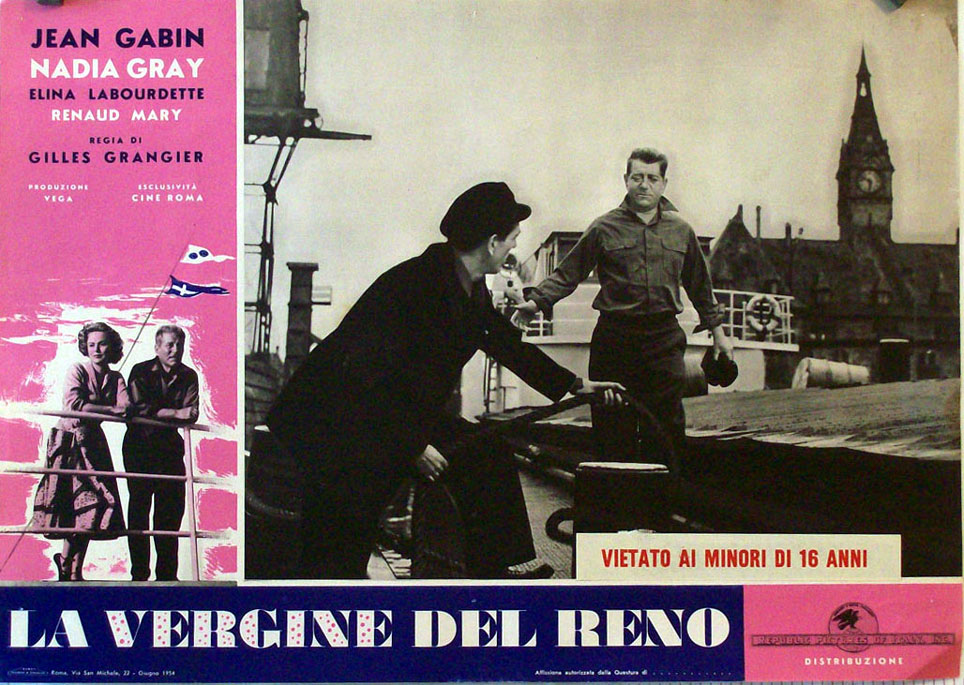 VERGINE DEL RENO, LA MOVIE POSTER - LA VIERGE DU RHIN MOVIE POSTER