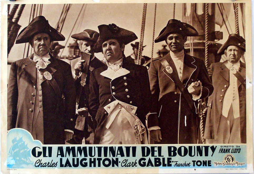 "GLI AMMUTINATI DEL BOUNTY" MOVIE POSTER - "MUTINY ON THE BOUNTY" MOVIE ...