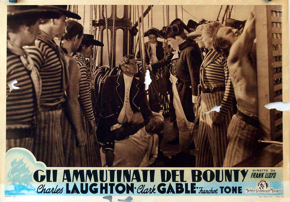 "GLI AMMUTINATI DEL BOUNTY" MOVIE POSTER - "MUTINY ON THE BOUNTY" MOVIE ...