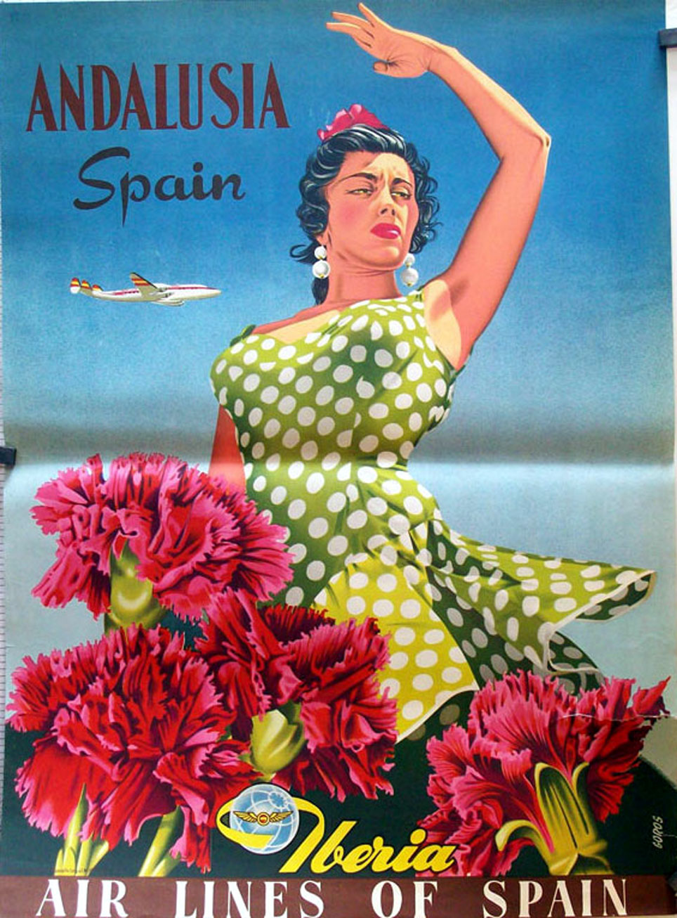 ANDALUSIA. AIR LINES OF SPAIN. IBERIA