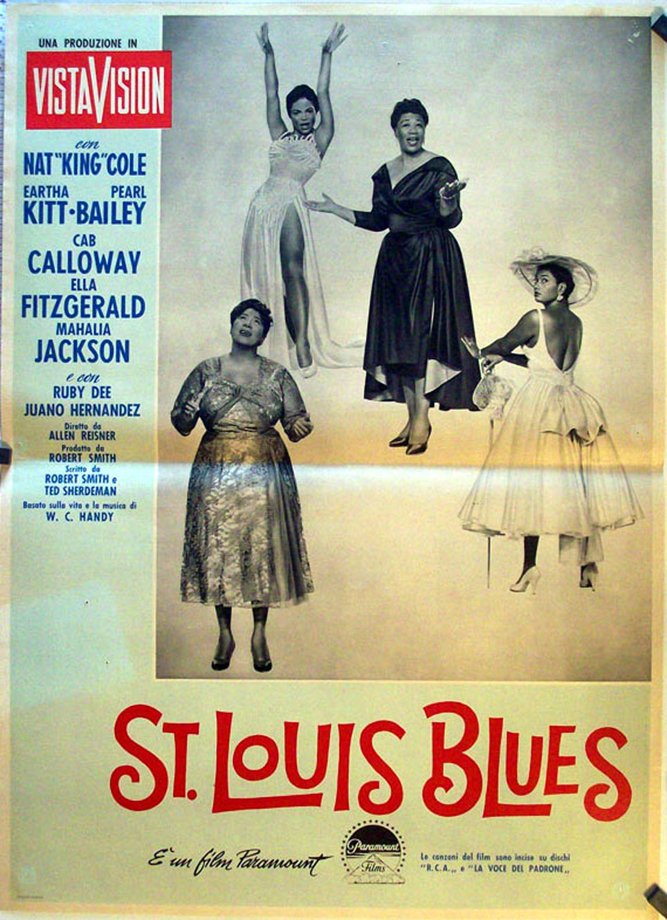 "ST. LOUIS BLUES" MOVIE POSTER "SAINT LOUIS BLUES" MOVIE POSTER