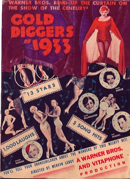 Gold Diggers Of 1933 Movie Poster Gold Diggers Of 1933 Movie Poster