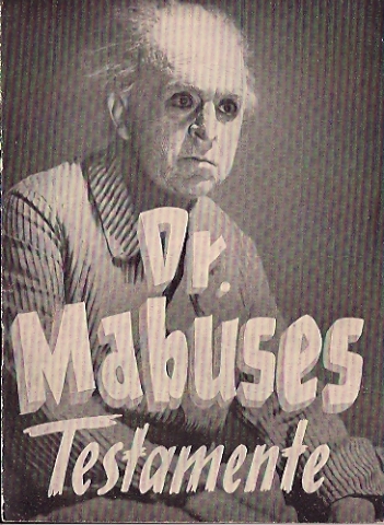 DR. MABUSES TESTAMENTE