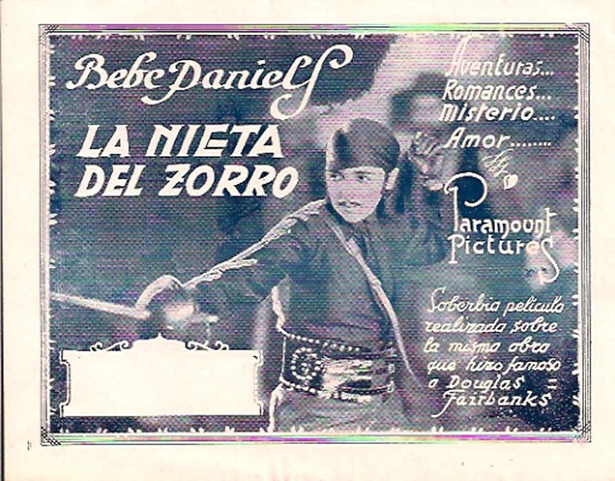 LA NIETA DEL ZORRO